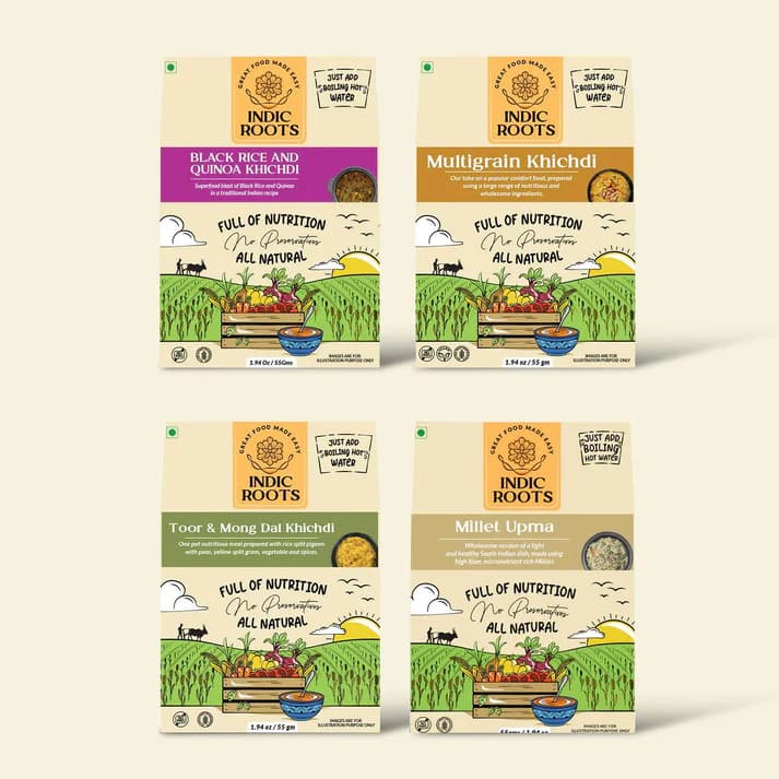 Khichdi Travel Pack - Pack of 4
